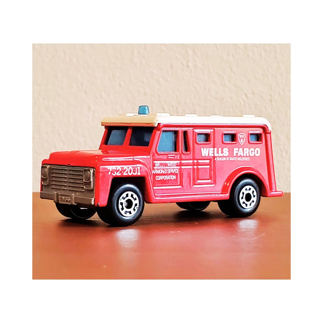 Vintage 1978 Matchbox Diecast Armored Bank Truck Wells Fargo Etsy