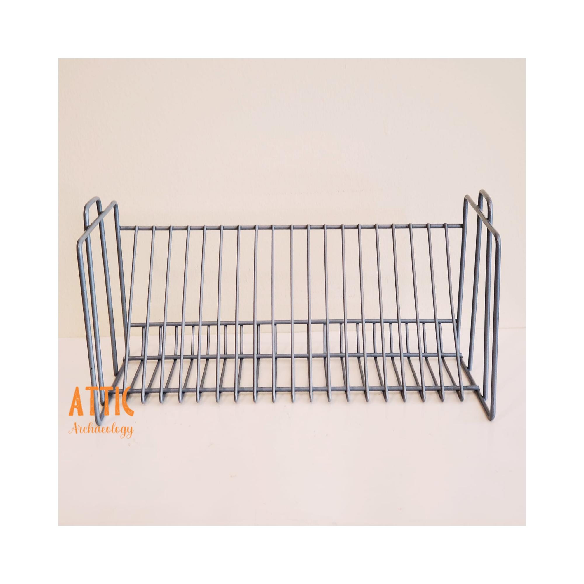 2000s Ikea CD Storage Rack, Vintage Ikea Vink CD Organizer, Silver