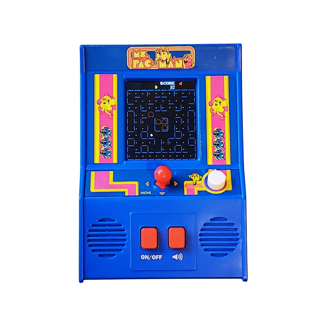 Ms. Pacman Electronic Handheld Game Mini Arcade Game by Etsy