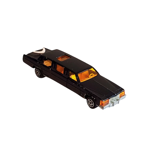 Vintage Majorette Diecast Limousine, 1980s Diecast Black
