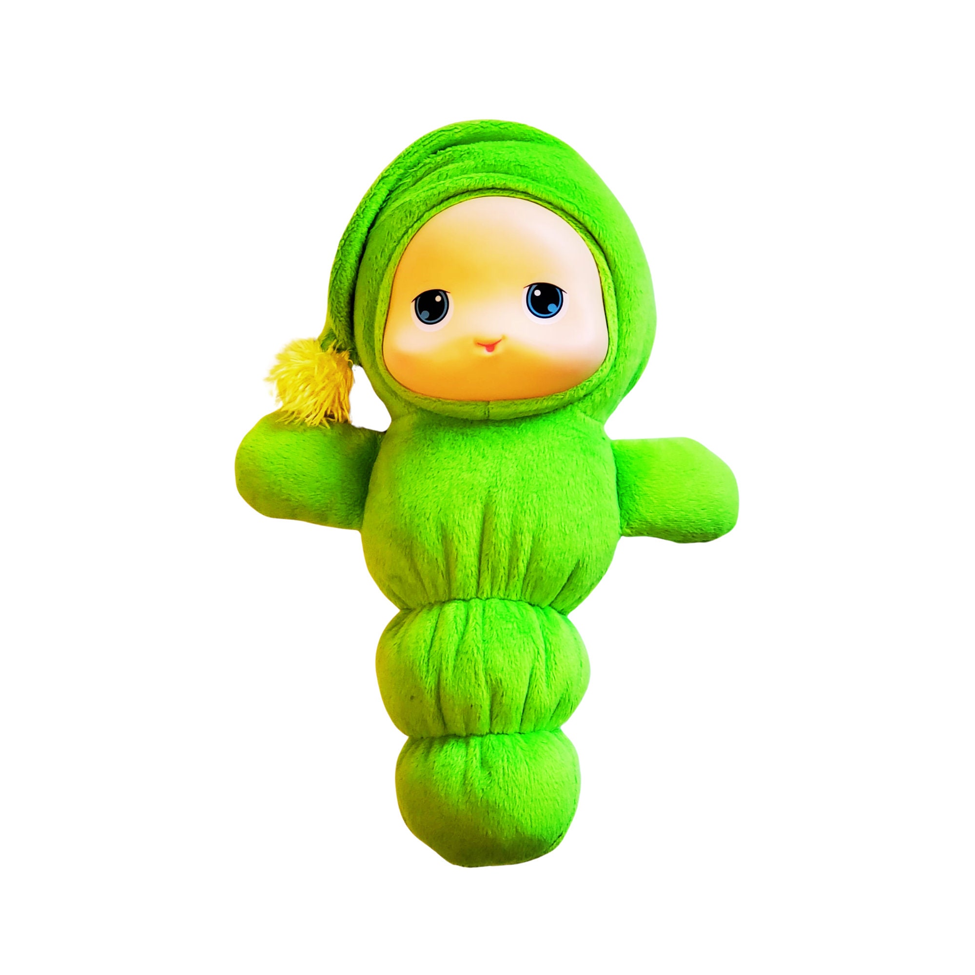 Vintage 2000s Glow Worm Doll, by Hasbro, Tested/excellent