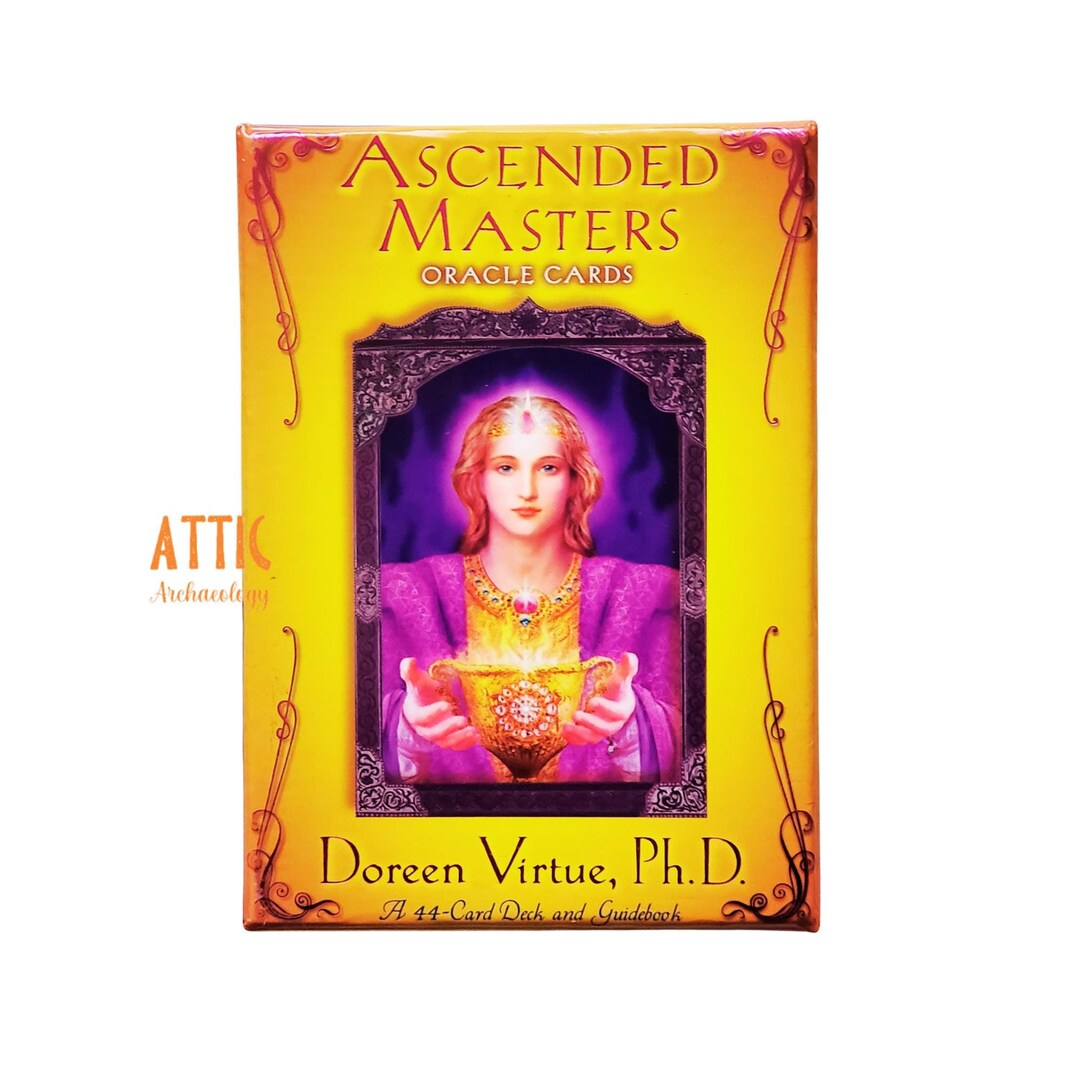 Ascended Masters Oracle Cards, by Doreen Virtue, Like New, 2006