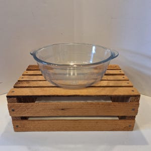 Vintage 1940s--Fire King--Anchor Hocking--Philbe Pattern--Sapphire Blue--Ovenware --7.25&quot;--1 Quart Round Casserole/Baker Dish--No Lid