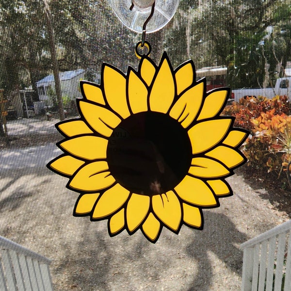Acrylic Sunflower Suncatcher