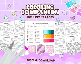 Compagnon de coloration : suiveur de page, modèle d'échantillon et mélange de marqueurs (PDF)