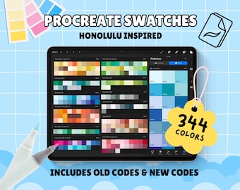 Nuancier de marqueurs à alcool Ohuhu pour procréer, modèle de palette numérique à colorier confortable