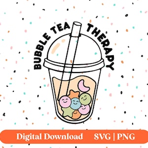 boba tea with happy faces svg, hello summer vibes png, celestial iced coffee with emojis stars and moon PNG clipart