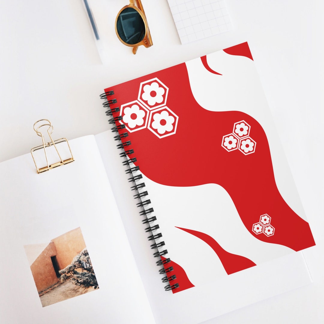 Lord Dog Demon Flowers Spiral Notebook, Anime Notebook, Japanese Kawaii ...