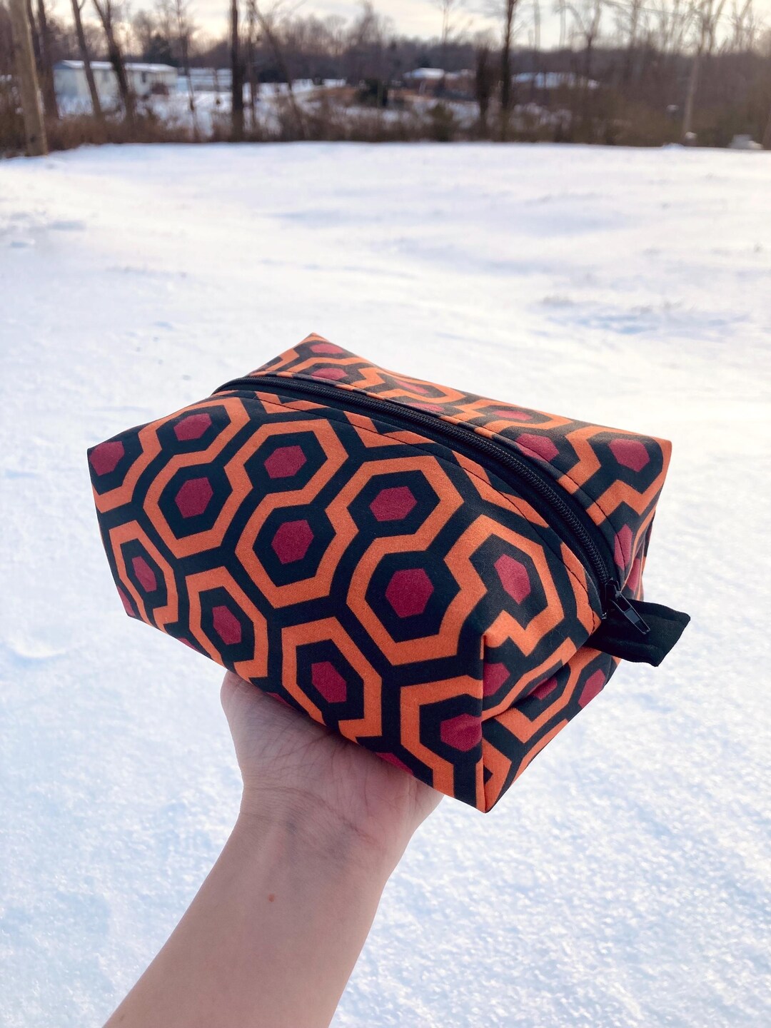 The Shining Carpet Pattern Boxy Makeup Bag, Cosmetic Bag, Horror Movie ...