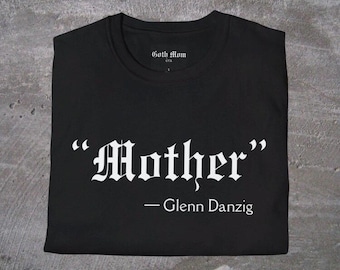 Camiseta de música punk rock para madres, camisetas de bandas, camiseta divertida para mamá, música metal, estilo gótico alternativo, Glenn Danzig The Misfits