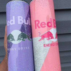 Glitter Redbull 20oz stainless steel tumbler