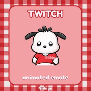 Pochac Wiggle Animated Emote - Twitch & Discord || twitch emotes / chibi emote / animated emotes / Twitch Graphics