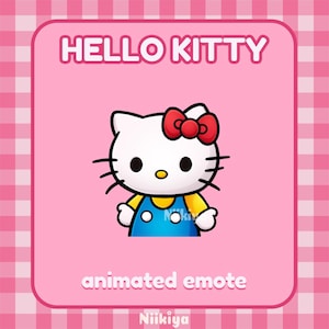 Kitty Wiggle Animated Emote - Twitch & Discord || twitch emotes / chibi emote / animated emotes / Twitch Graphics