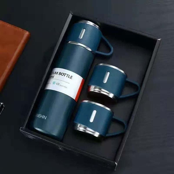 Vacuum Stainless Steel Flask Set