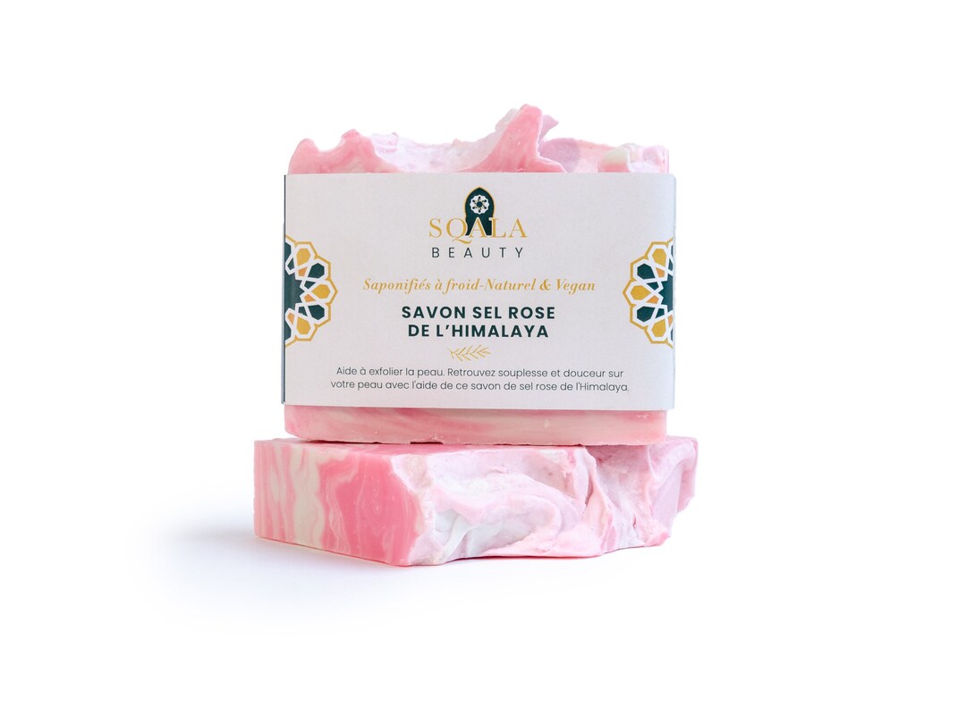 Sqala Beauty Cold Saponified Himalayan Pink Salt Soap - Etsy