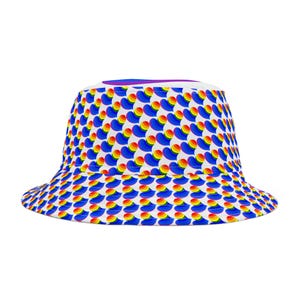 Colorful Patterned Bucket Hat for Summer Fun, Trendy Sun Hat, Festival Accessory, Vacation Must-Have, Beach Hat, Unisex Headwear