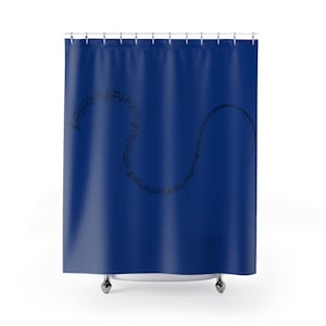 Musical Notes Shower Curtain - Elegant Bathroom Decor, Music Lover Gift, Modern Home