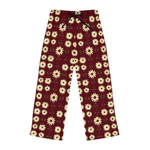 Cozy Floral Women&#39;s Pajama Pants, Relaxation, Sleepwear, Loungewear, Gift, Bedtime Comfort, Spring Vibes