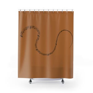 Musical Notes Shower Curtain - Elegant Bathroom Decor, Music Lover Gift, Modern Home, Unique Bathroom Accessories, Music-Themed Design