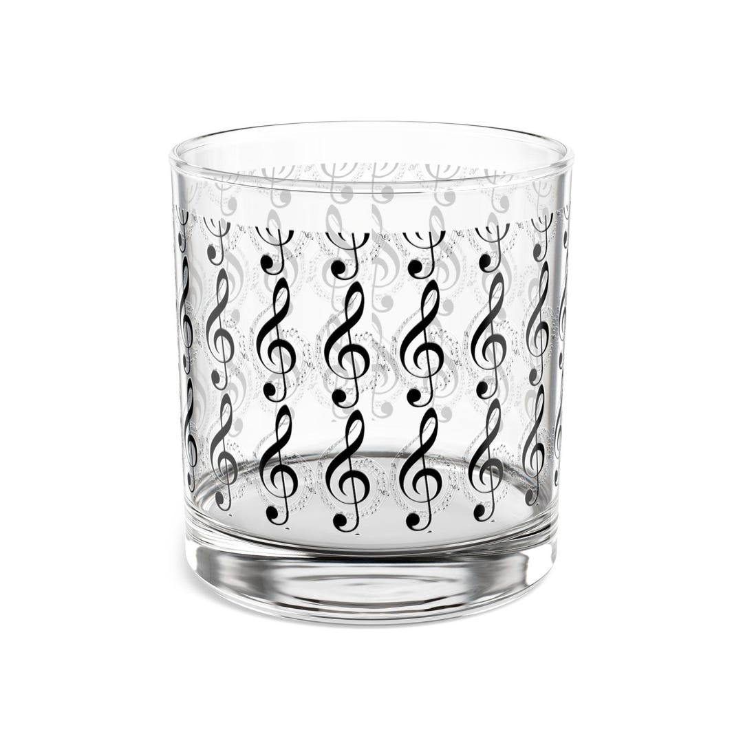 Musical Notes Rocks Glass, Perfect Gift for Music Lovers, Barware, Home ...