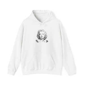 Classic Marilyn Monroe Hoodie: Retro Fashion, Vintage Style, Cozy Sweatshirt, Gift for Movie Lovers, Unique Apparel
