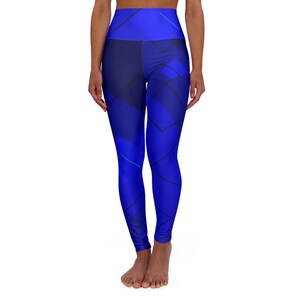 Vibrant High Waisted Yoga Leggings - Activewear, Fitness, Athleisure, Workout Gear, Colorful Leggings