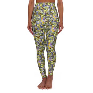 Floral High Waisted Yoga Leggings
