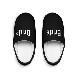 Cozy Women&#39;s Slippers with Personalized Text, Bridal Gift, Home Comfort, Relaxation, Wedding Gift Ideas
