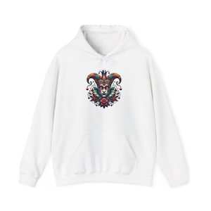 Colorful Jester Hoodie, Unique Graphic Sweatshirt, Cozy Unisex Apparel, Perfect for Festivals and Celebrations, Great Gift Idea