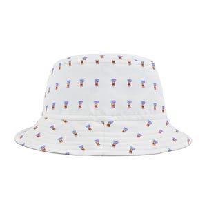 Cute Patterned Bucket Hat, Summer Accessory, Festival Gear, Beach Hat, Outdoor Fun, Gift for Him/Her