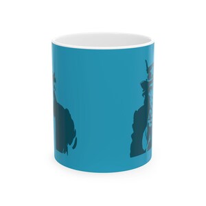 Stylish Ceramic Mug - Unique Coffee Cup for Home & Office, Gift for Coffee Lovers, Modern Art Drinkware, Fun Kitchen Decor