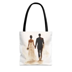 Elegante Hochzeit Tasche, Brautgeschenk, personalisierte Braut Tasche, umweltfreundliche Tasche, Hochzeitstag Zubehör, stilvolle Einkaufstasche