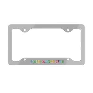 Metal License Plate Frame, Personalized Auto Decor, Car Lover Gift, Unique Vehicle Accessories, Fun Car Enthusiast Gift, Custom Auto Frame