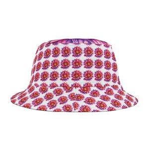 Chapéu Bucket Floral Vibrante, Chapéu de Sol Moderno, Acessório de Verão, Chapéu para Festas, Estilo Boho, Presente para Ela
