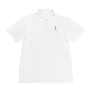 Stylish Men's Sport Polo Shirt with Golfer Design - Perfect for Golfers, Gifts, Casual Outings, Sports Events, Summer Wear