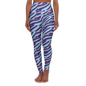 Vibrant High Waisted Yoga Leggings, Fitness Leggings, Activewear, Workout Gear, Yoga Pants, Colorful Leggings
