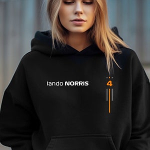 Lando Norris F1 Sweatshirt | McLaren Formula 1 Sweatshirt | Lando Norris Formula 1 Gift | Minimalist Formula 1 Apparel | F1 Gift Unisex