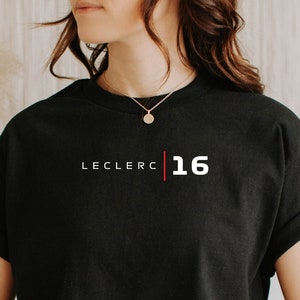 Charles Leclerc F1 Shirt | Ferrari Formula 1 T-Shirt | Charles Leclerc Formula 1 Gift | Minimalist Formula 1 Apparel | F1 Gift Unisex