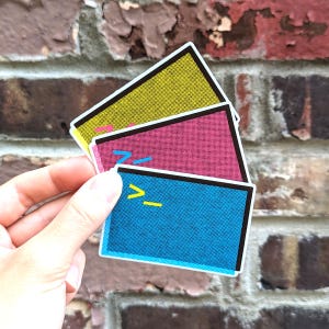 Command Line Sticker: Tech Vinyl Decal for Programmers (3&quot;x2&quot;)