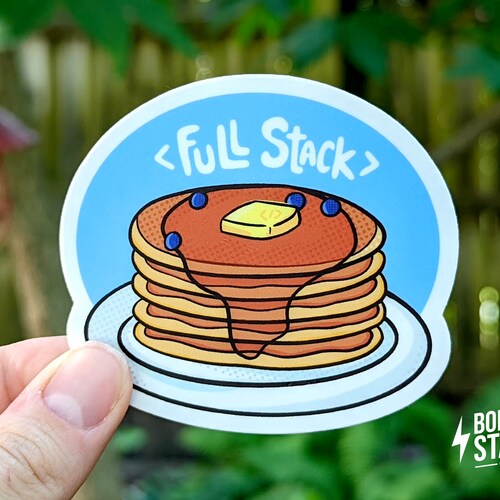 Full Stack Sticker Code Sticker Coding Sticker Full - Etsy