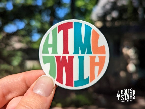 HTML Sticker Code Sticker Coding Sticker Programmer - Etsy