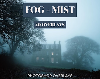 40 Fog Overlays | Mist Overlay, Smoke Overlay, and Foggy Effects for Photoshop