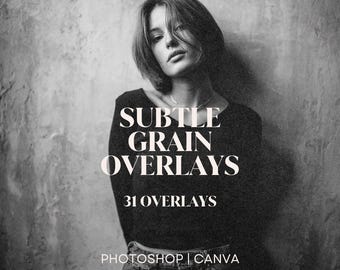 31 Sovrapposizioni di grana sottile – Sovrapposizioni di grana e texture di pellicole ad alta risoluzione / Download immediato
