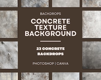 23 Concrete Textures, Portrait background Photoshop Overlays, Textures for Photoshop, Fine Art Backdrops, Vintage, Old Masters
