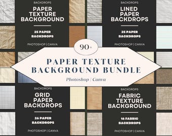 90+ Paper Texture Backdrop Bundle – High-Resolution Paper & Fabric Texture Backgrounds for Branding, Social Media, and Content Creation