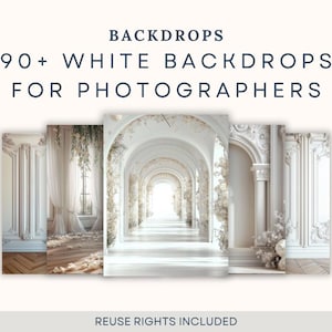 90+ White backdrop overlays, white digital backdrop, dance white backdrop, elegant floral panel wall backdrop, Paneled Room, boho backdrop
