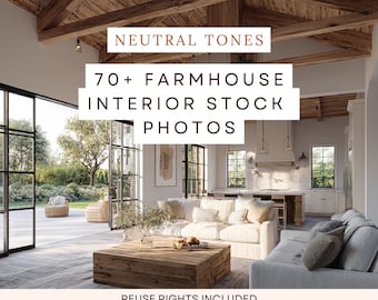 70+ Farmhouse Interior Stock Photos, High Resolution Rustic Home and Lifestyle Images for Branding, Social Media, and Website Content