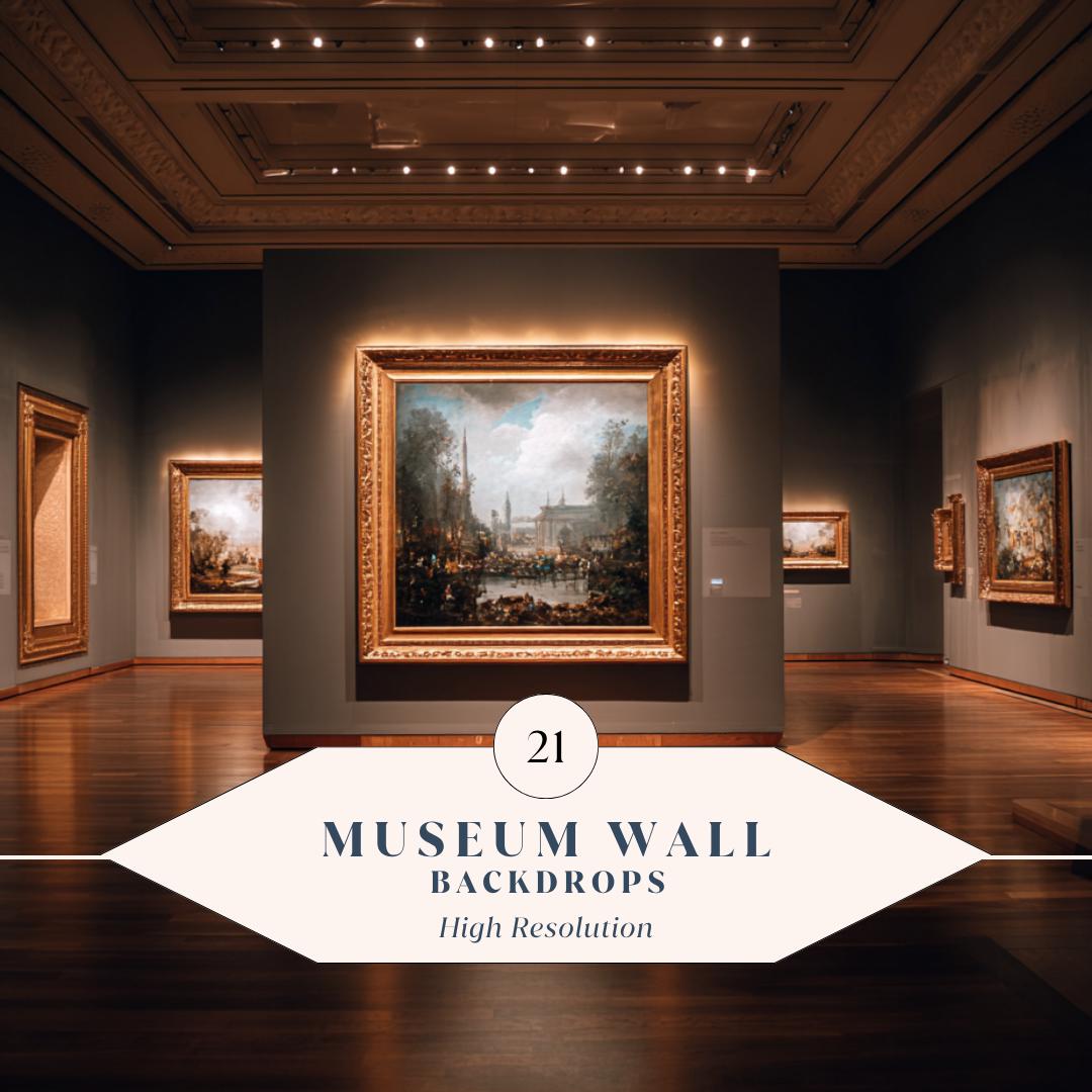 21 Museum Wall Backdrops – Art Gallery Backgrounds for Photography ...
