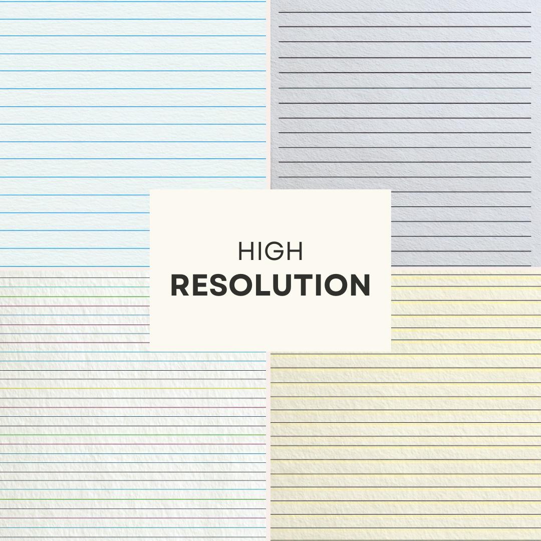 25 Lined Paper Backdrops – High-resolution Notebook Paper Backgrounds ...