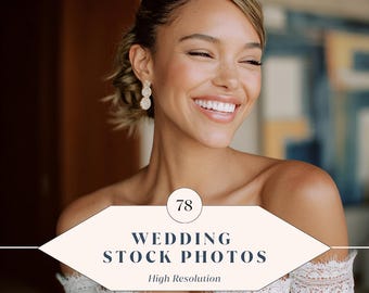 78 Wedding Stock Photos –  Bridal + Ceremony Photography for Websites, Social Media & Branding | Digital Download